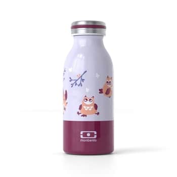 Dětská nerezová lahev Monbento Cooly Purple Owly 350 ml