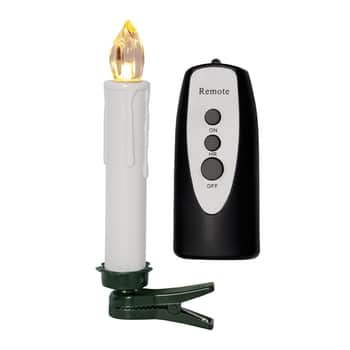 Bezdrátové LED svíčky na stromeček Outdoor – 10 ks (+ ovladač)