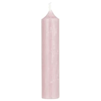 Svíčka Light Pink Rustic 11 cm