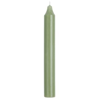 Vysoká svíčka Dusty Green Rustic 18 cm