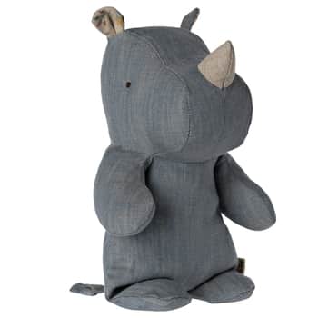 Textilní nosorožec Rhino Blue/Sand Small
