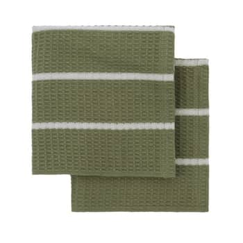 Bavlněný hadřík Olive Green - set 2 ks