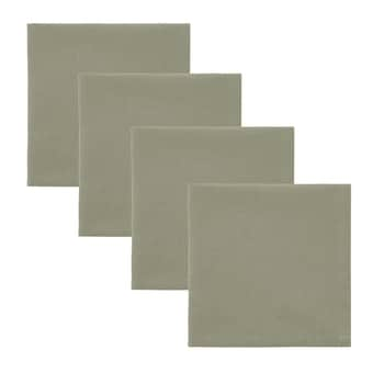 Bavlněné ubrousky Real Olive Green - set 4 ks