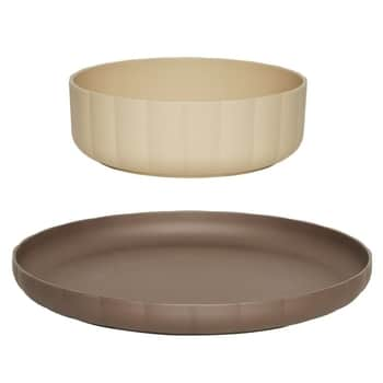 Dětský jídelní set Pullo Plate & Bowl - set 2 ks