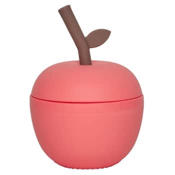 Dětský silikonový hrneček Red Apple