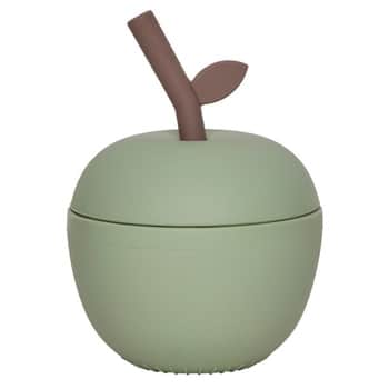 Detský silikónový hrnček Green Apple