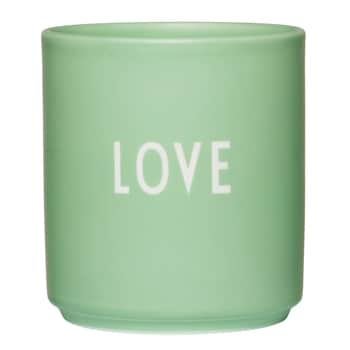 Porcelánový hrnek Green Love 300 ml