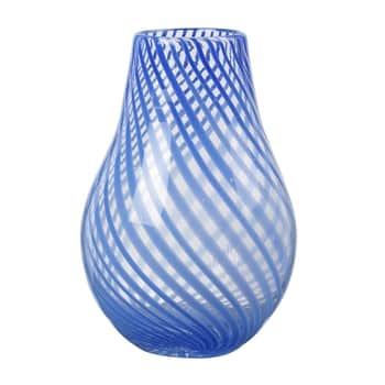 Sklenená váza Ada Intense Blue