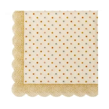 Papírové ubrousky Multi Dots Ocher - 20 ks