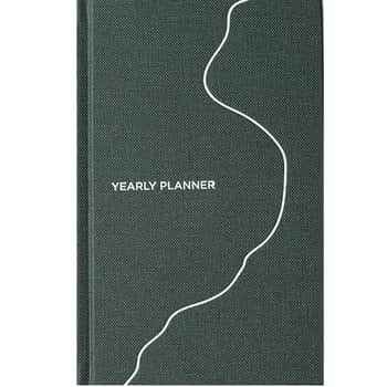 Nedatovaný diář Yearly Planner Green