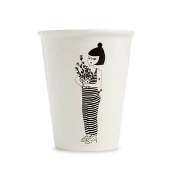 Porcelánový hrnek Lili Flowerpot 220 ml