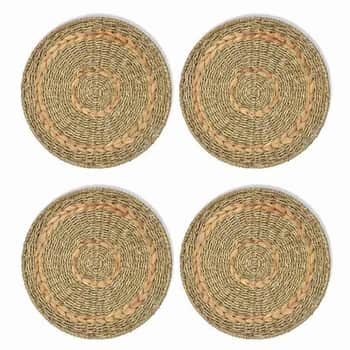 Kulaté prostírání Bayford Seagrass – set 4 ks