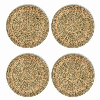 Okrúhle prestieranie Bayford Seagrass – set 4 ks