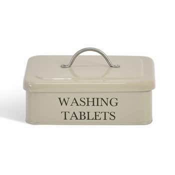 Plechový box na tablety do umývačky riadu / pračky Clay