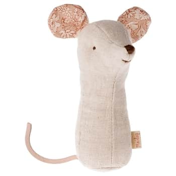 Textilní chrastítko Mouse Nature