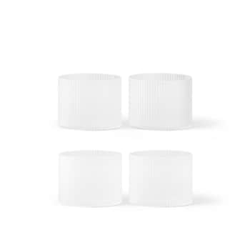 Skleničky Ripple Frosted Low 200 ml – set 4 ks