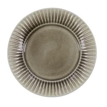 Kameninový obědový talíř Pleat ⌀ 22 cm