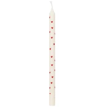 Svíčka Red Hearts 20 cm