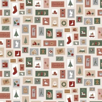 Papírové ubrousky Christmas Stamps – 50 ks