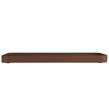 Kovový podnos Oblong Antique Brown