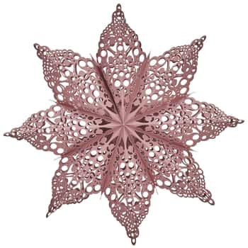 Závěsná papírová hvězda Clip Star Dusty Rose 60 cm