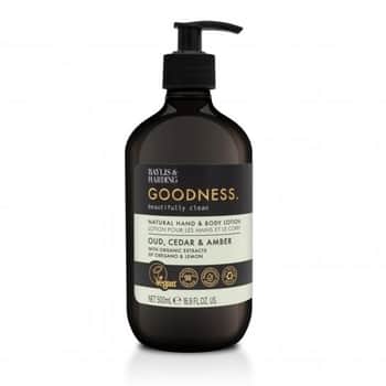 Přírodní krém na ruce a tělo Goodness Oud/Cedar/Amber 500 ml