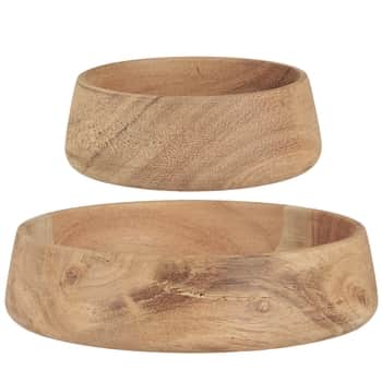 Dřevěná miska Acacia Wood – set 2 ks