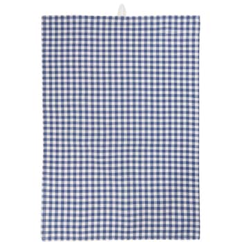 Utěrka Lucas Dark Blue Small Checks