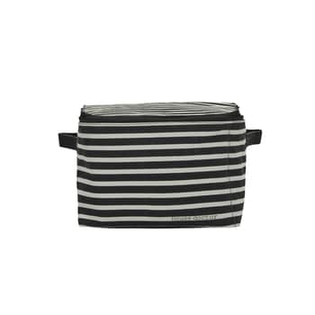 Úložný box se zipem Canva Black/Off-white