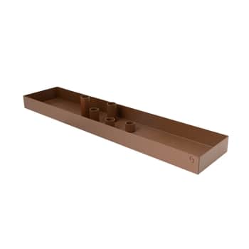 Kovový svícen Sund Brown 60 cm