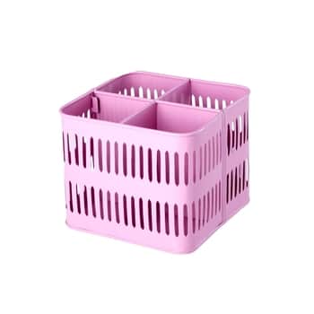 Kovový stojánek s přihrádkami Pink