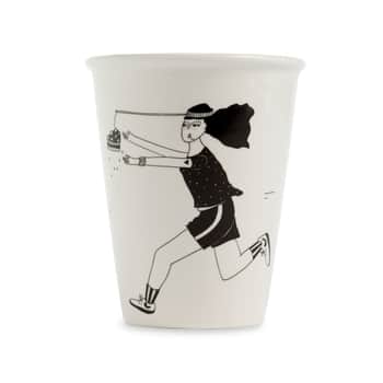 Porcelánový hrnek Motivation is key  220 ml