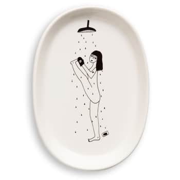 Porcelánová mýdlenka Yoga in the shower