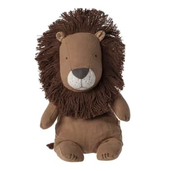 Lněný lev Safari Friends Brown Medium