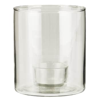 Svícen s kalíškem na čajovou svíčku Glass