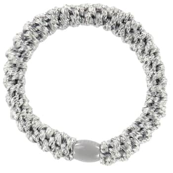 Gumička do vlasů Kknekki Silver Glitter