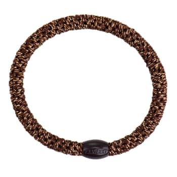 Gumička do vlasů Kknekki Slim Bronze Glitter