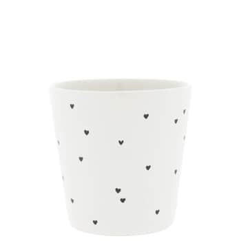 Keramický latte hrnek Hearts Overall 300 ml