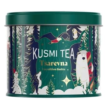 Vánoční bio černý čaj Kusmi Tea Tsarevna 2024 – 120 g