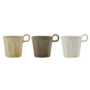Kameninový hrnek Arch – set 3 ks
