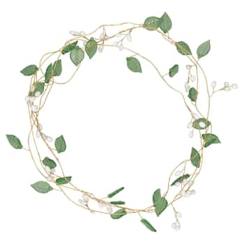 Dekorativní girlanda Leaves Green 180 cm