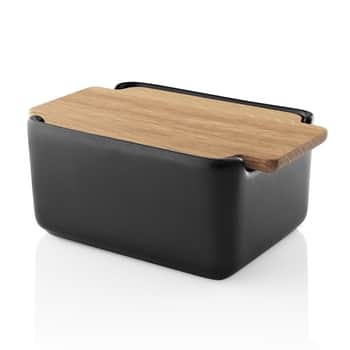 Kameninová máslenka Black / Oak Wood
