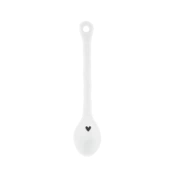 Keramická lžička Black Heart 14 cm