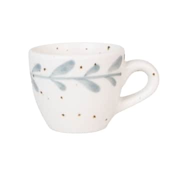 Kameninový hrnek na espresso Viola Leaf