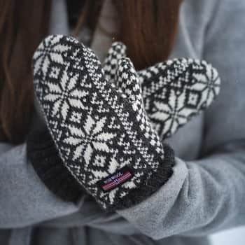 Vlněné rukavice Nordic Dark Grey