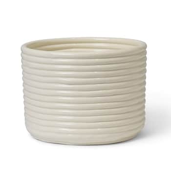 Obal na květináč Corduroy Off White