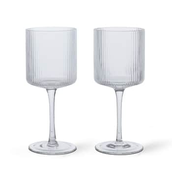 Sklenice na bílé víno Ripple Clear – set 2 ks