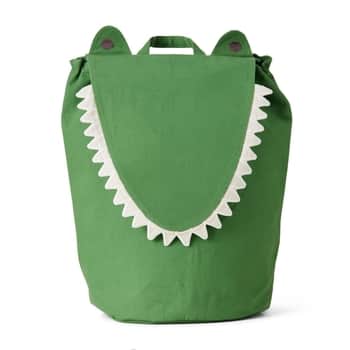 Dětský úložný koš Crocodile Artichoke Green