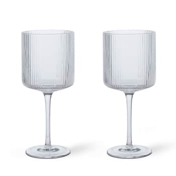 Sklenice na červené víno Ripple Clear – set 2 ks