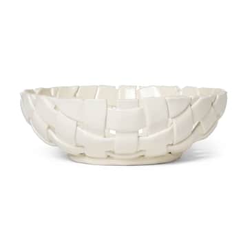Keramická mísa Plait Off-white 30 cm